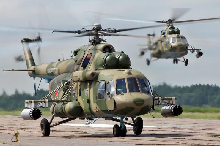 מסוק Mi-8 של צבא רוסיה