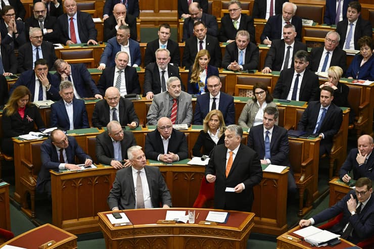 הונגריה הצבעה ב פרלמנט על צירוף שבדיה ל נאט"ו ויקטור אורבן
