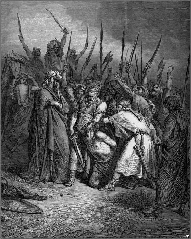 הוצאתו להורג של אגג, מלך העמלקים, בידי שמואל הנביא