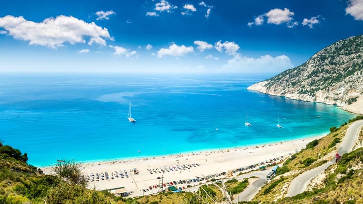 Myrtos beach