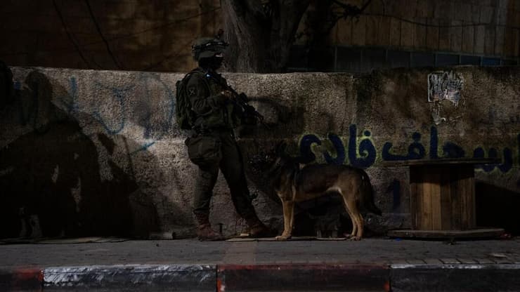 פעילות כוחות צה"ל ב לילה  בעיר שכם שבשומרון