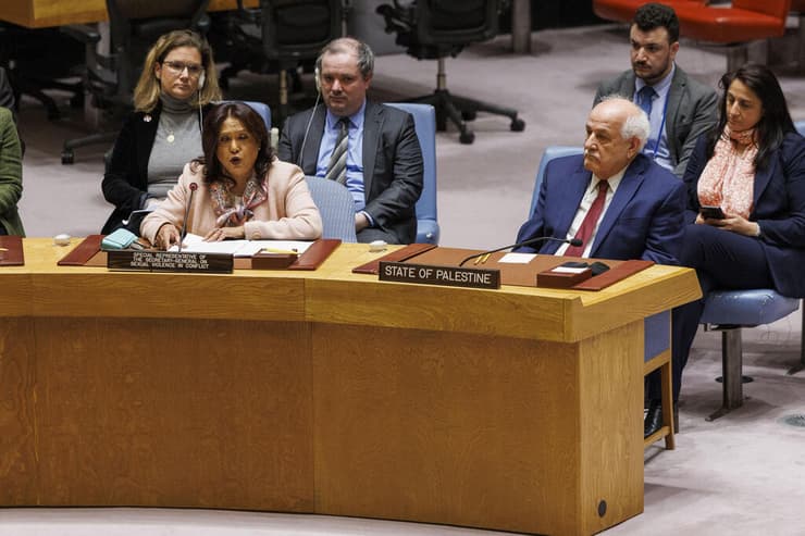 ריאד מנצור , פראמילה פאטן  במועצת הביטחון של האו"ם