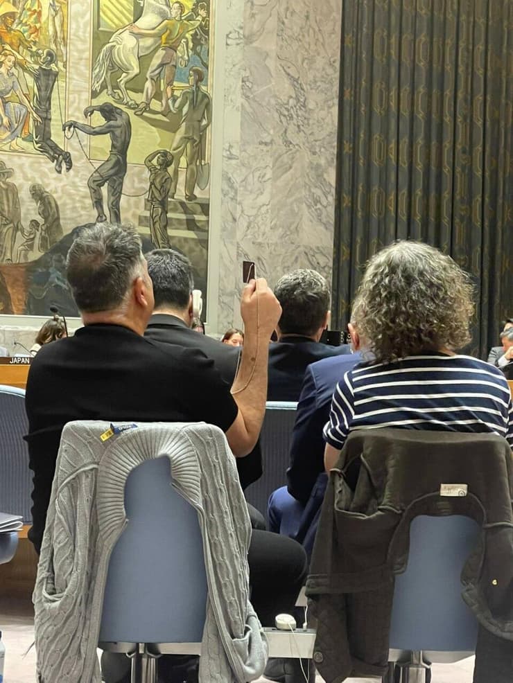 אלי אלבג אביה של לירי אלבג במועצת הביטחון של האו"ם