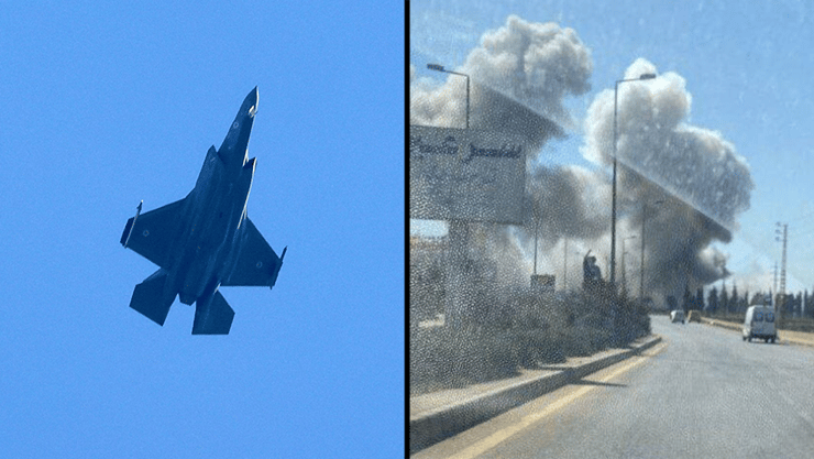 מטוס קרב ישראלי בגבול לבנון