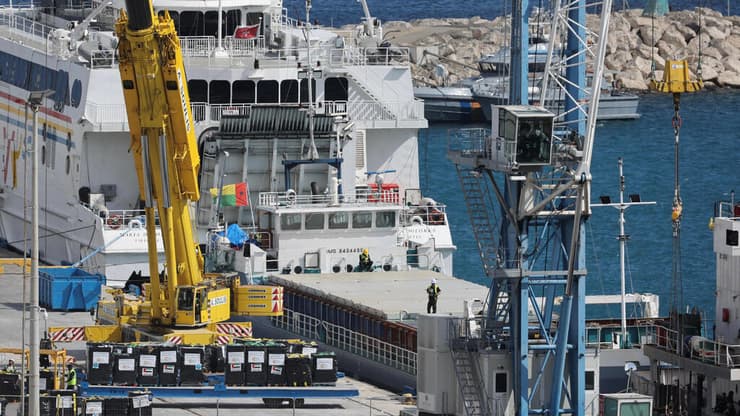   ספינת סיוע הומניטרי בדרכה מקפריסין לעזה