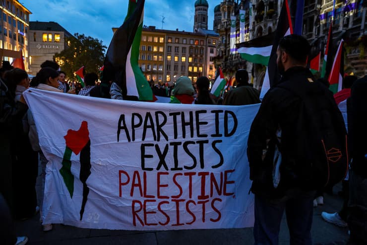 ההפגנות הפרו-פלסטיניות במינכן