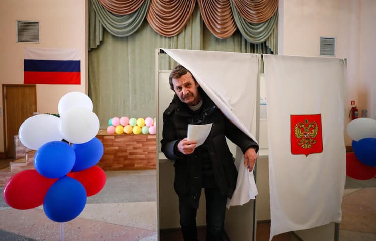 בחירות רוסיה נשיאות מצביעים ב קזחסטן