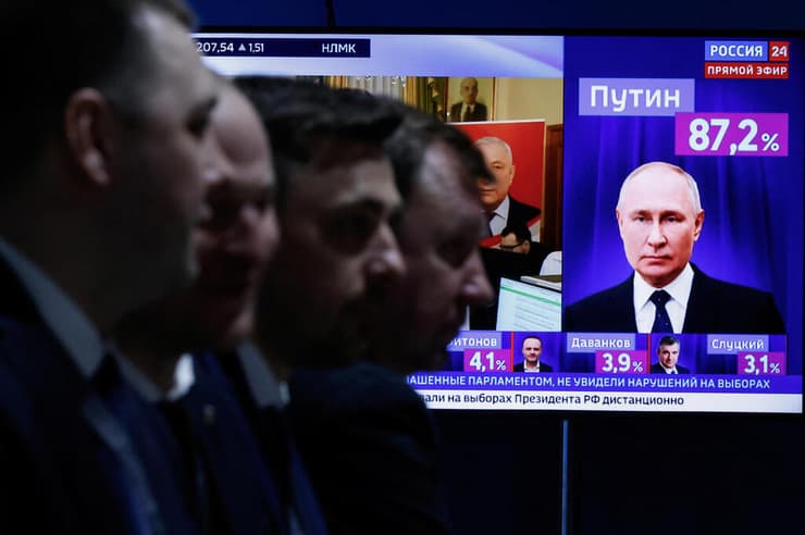 בחירות נשיאות רוסיה ולדימיר פוטין תוצאות ב טלוויזיה