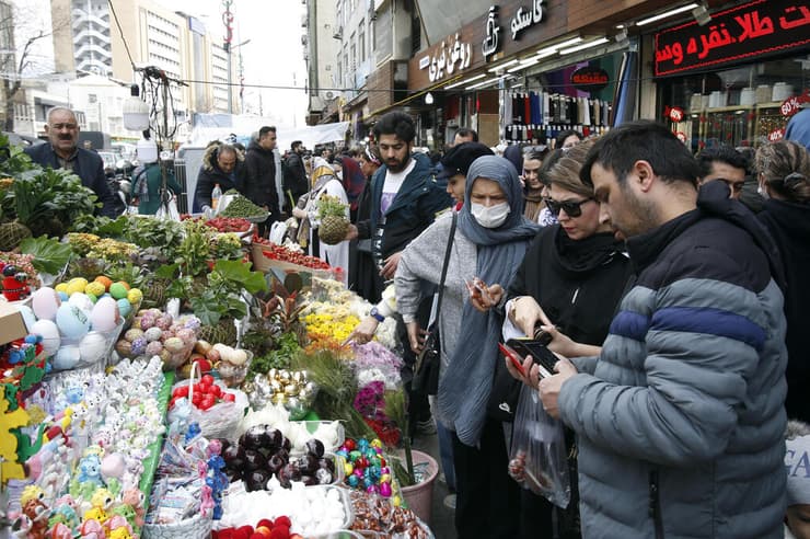 איראן טהרן עושים קניות נורוז שוק