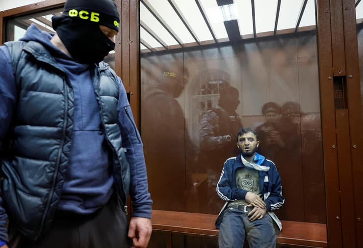 רוסיה מתקפת טרור דאעש פיגוע אחד העצורים דלרדז'ון מירזוייב בבית המשפט