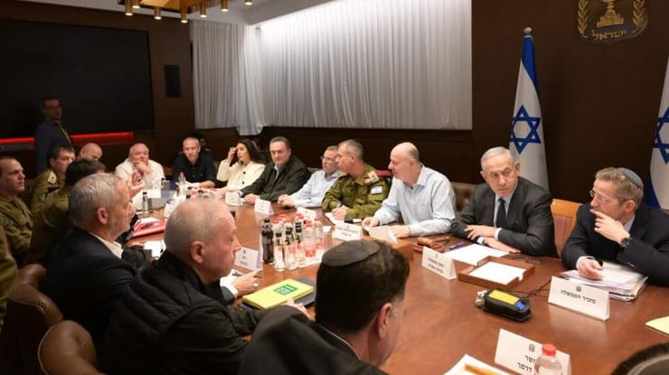 ראש הממשלה בנימין נתניהו מכנס את הקבינט המדיני ביטחוני בלשכת רה"מ בירושלים