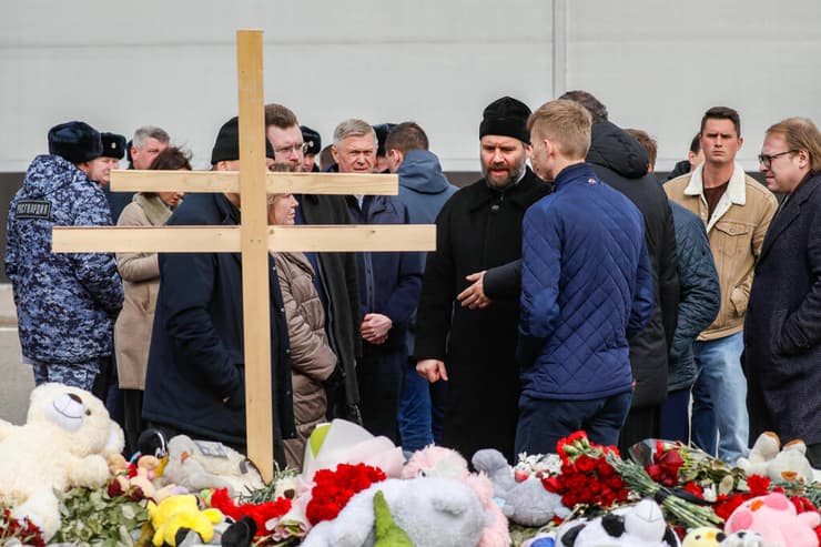 רוסיה מתקפת טרור אולם מופעים ליד מוסקבה זירת הפיגוע