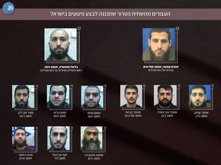 העצורים מתשתית הטרור שתכננה לבצע פיגועים בישראל