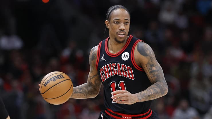 שחקן שיקגו בולס דמאר דרוזן