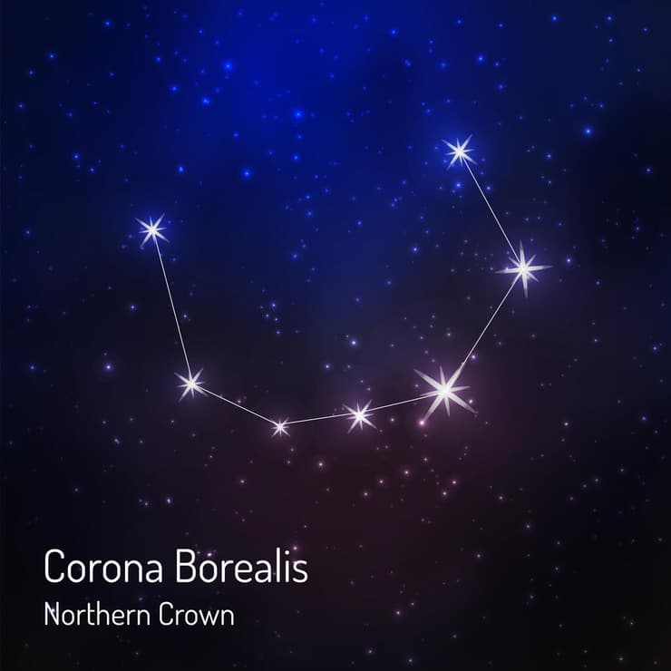 קבוצת הכוכבים קורונה בוראליס (Corona Borealis), שמוכרת גם בשם "הכתר הצפוני"