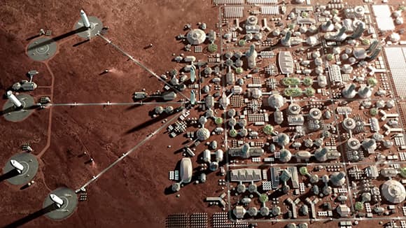 החזון: ליישב מיליון בני אדם על מאדים. מושבת מאדים שתוקם באמצעות ייצור ושיגור המוני של חלליות סטארשיפ 