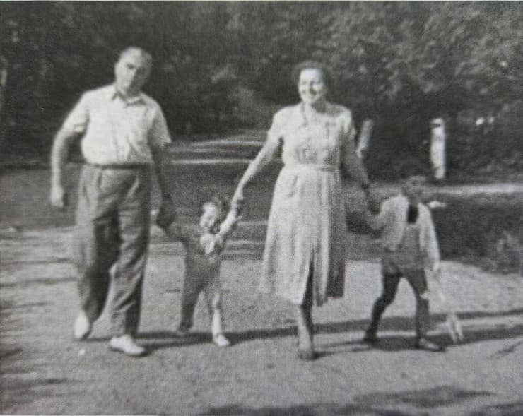 אירנה טבצ'ינסקה, אלפרד ז'ילוני ובנם