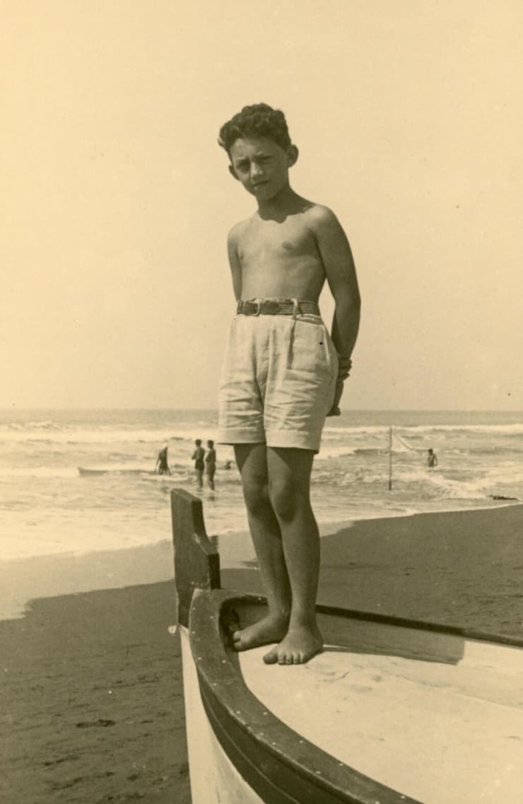 גרשון קסטלנובו (קסטל) בצעירותו, 1940