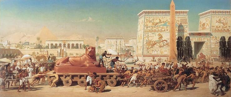 'Israel in Egypt' by Edward Poynter, 1867