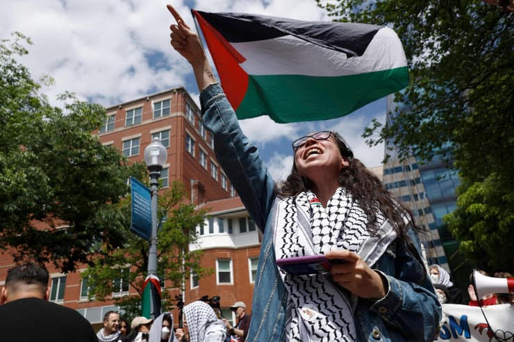 הפגנות באוניברסיטאות נגד ישראל אוניברסיטת ג'ורג' וושינגטון