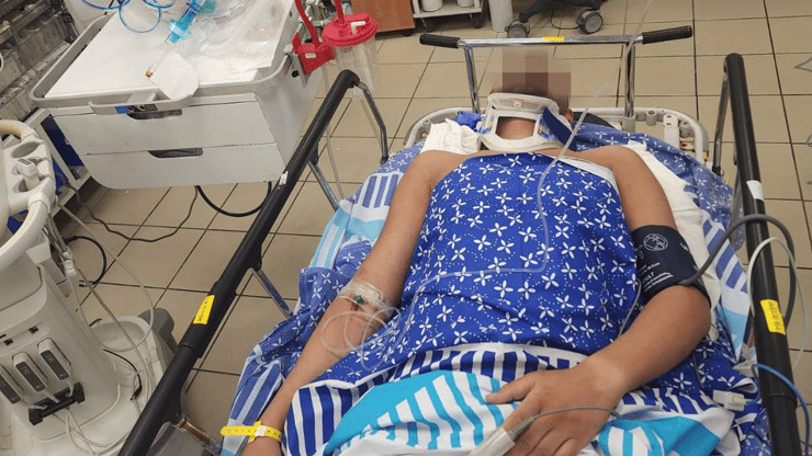 הפצוע מהתאונה של איתמר בן גביר בבית החולים