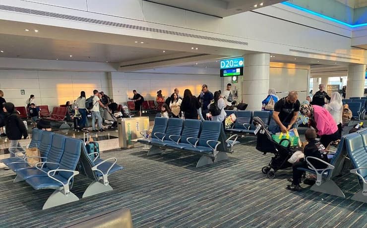  נוסעים נותרו בשדה התעופה בדובאי לאחר ביטול הטיסה של חברת ארקיע