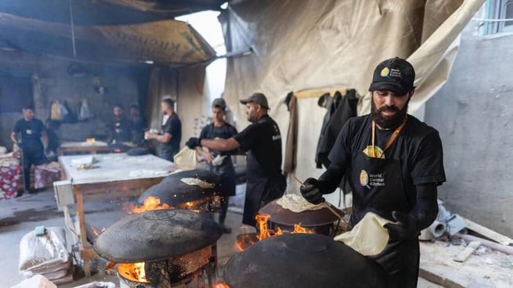  WCK  מיליון ארוחות לפליטים ברצועת עזה