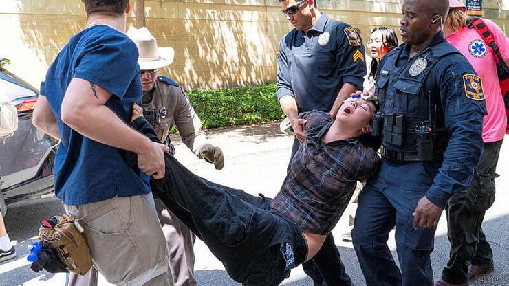 עצורים באוניברסיטת טקסס בהפגנות פרו-פלסטיניות נגד ישראל