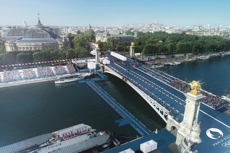 Pont Alexandre III - Triathlon, Paris 2024, אולימפיאדת פריז 2024