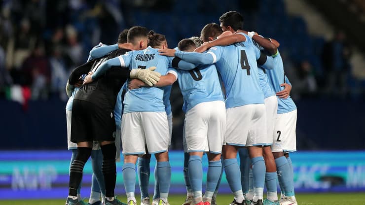 יוצאים לקמפיין חדש. נבחרת ישראל (צילום: David Balogh/Getty Images) נבחרת ישראל