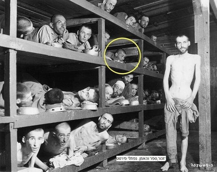 שורד השואה נפתלי פירסט במחנה הריכוז בוכנוולד