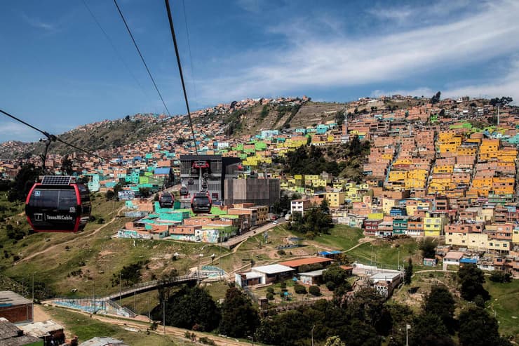 שכונת סיאדד בוליבאר בבוגוטה שבקולומביה