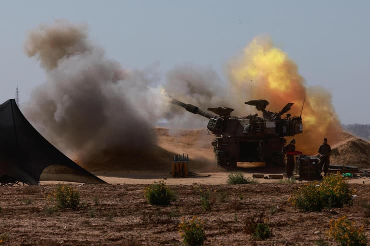 ירי של צה"ל בדרום ישראל לעבר רצועת עזה