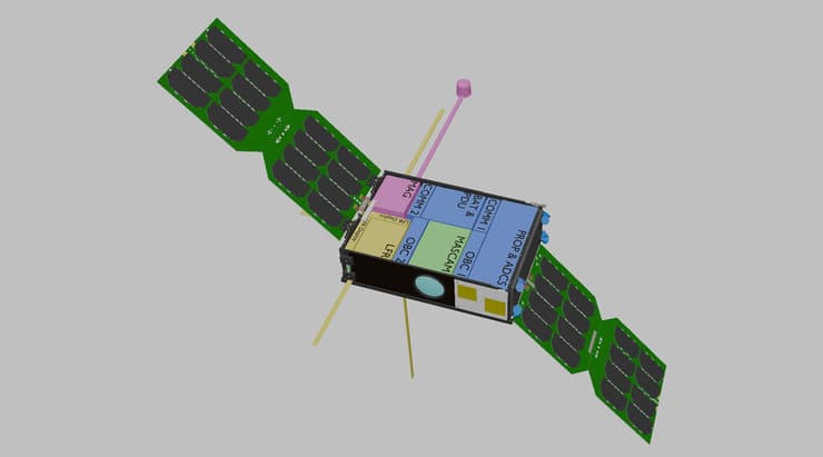 הדמיה של הלוויין שיישלח לחקור את אסטרואיד אפופיס על ידי הצוות מאוניברסיטת וירצבורג
