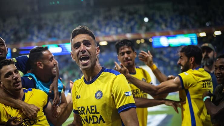 זהבי (צילום: עוז מועלם) שחקני מכבי