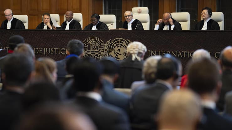 השופט הנשיא נאואף סלאם בבית הדין הבינלאומי לצדק