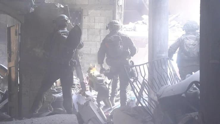 תיעוד מפעילות כוחות צה"ל (צילום: דובר צה"ל) תיעוד מפעילות כוחות צה"ל בג'באליה