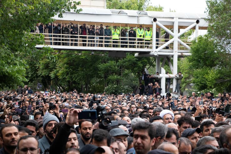 איראן מסע הלוויה ה לוויה של ה נשיא איברהים ראיסי טבריז תבריז