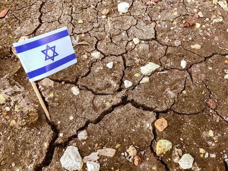אדמה ודגל ישראל