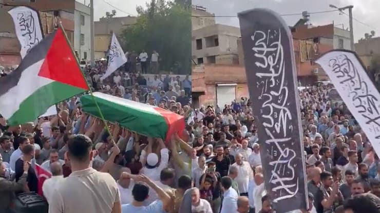 הלווייתו של הטורקי חסן סקלנן, המחבל מפיגוע הדקירה בירושלים