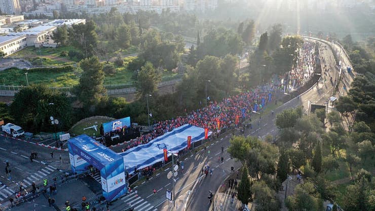 מרתון ווינר ירושלים בסימן הצדעה לצהל ולכוחות הביטחון (2024)