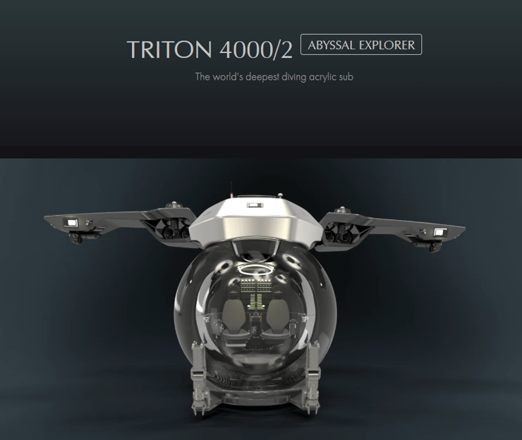 צוולת מדגם TRITON 4000/2 Abyssal Explore