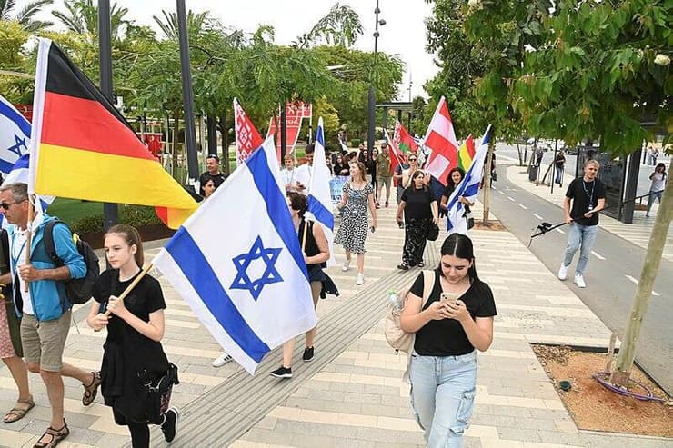 צעדת תמיכה בישראל מטעם ארגון March of the nation