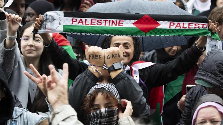 הפגנות פרו פלסטיניות בפריז