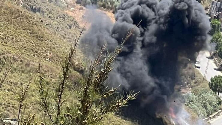 דיווח אל אחבאר כטב"מ ישראלי תקף רכב בשכונת אל-עין בכפר חארוף בדרום לבנון