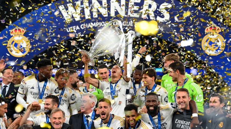 ריאל מדריד וליגת האלופות הם מושגים נרדפים (צילום: David Ramos/Getty Images) ריאל מדריד דורטמונד