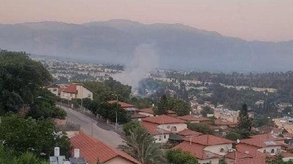 פגיעה ישירה בקריית שמונה