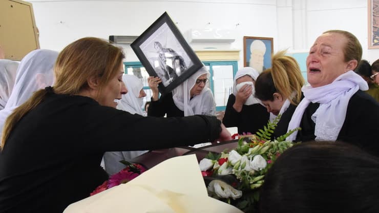 ההכנות להלווייתו של סרן ווסים מחמוד ז"ל