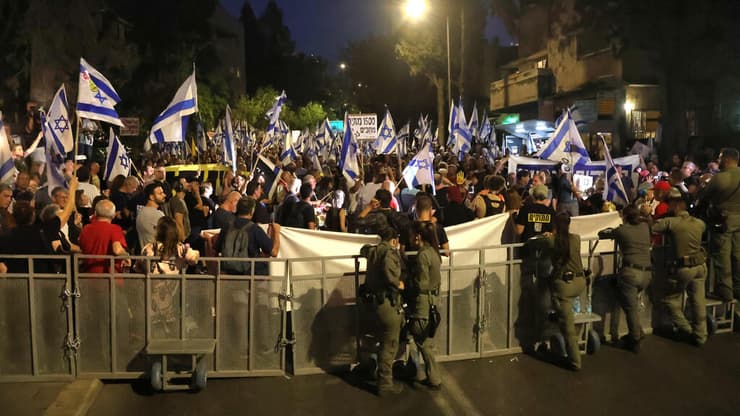 הפגנה ברחוב עזה בירושלים