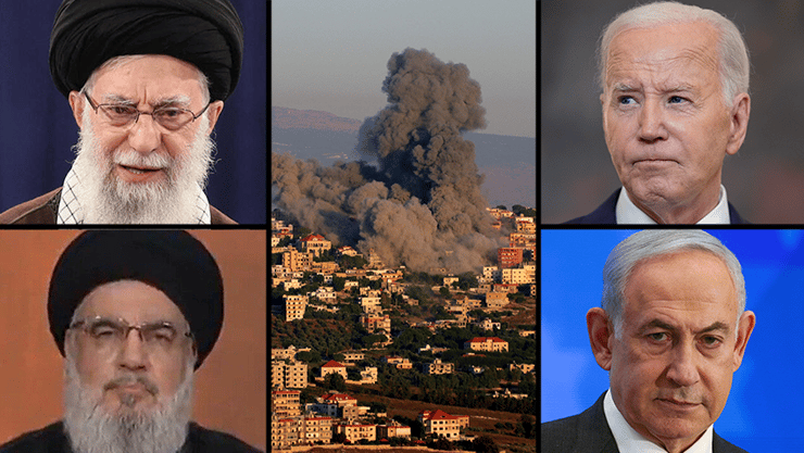 ג'ו ביידן, בנימין נתניהו, פיצוצים מאל-חיאם בלבנון, עלי חמינאי, חסן נסראללה 